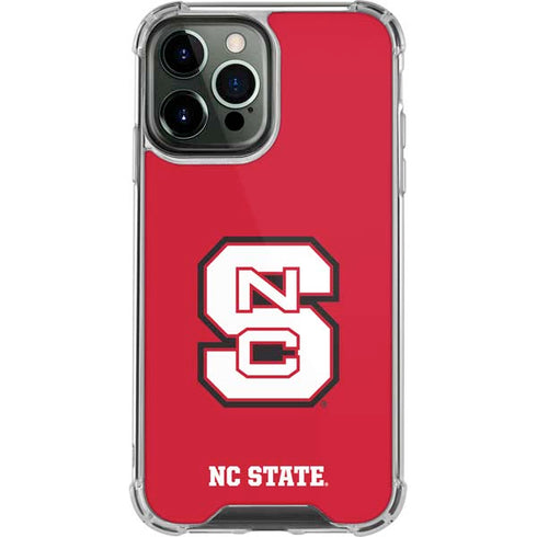 North Carolina State University Logo Red iPhone 13 Pro Max Clear Case